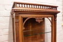 Renaissance style Display cabinet in Walnut, France 19th century