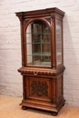 Renaissance style Display cabinet in Walnut, France 19th century