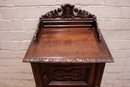 Renaissance style End table in Oak, France 19th century