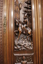 Renaissance style Cabinet in Walnut, France 19th century