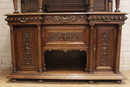 Renaissance style Cabinet in Walnut, France 19th century