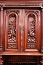 Renaissance style Cabinet in Walnut, France 19th century