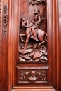 Renaissance style Cabinet in Walnut, France 19th century