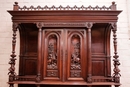 Renaissance style Cabinet in Walnut, France 19th century