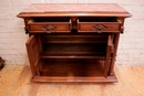 Renaissance style Server in Walnut, France 19th century