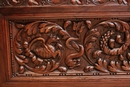 Renaissance style Sideboard in Walnut, France 1900