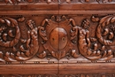 Renaissance style Sideboard in Walnut, France 1900