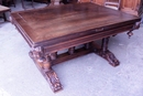 Renaissance style Table in Walnut, France 1900