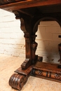 Renaissance style Table in Walnut, France 19th century