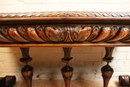 Renaissance style Table in Walnut, France 19th century