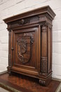 Renaissance style Wall cabinet in Walnut, France 19th century