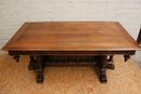 Renaissance style Walnut 3 Pc. office set, France 19th century