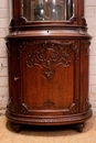 Regency style Display cabinet in Oak, France 19th century