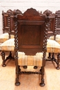 Renaissance style Chairs in Oak, Belgium 1900