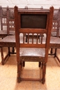 Renaissance style Chairs in Oak, France 19th century