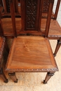 Renaissance style Chairs in Walnut, France 19th century