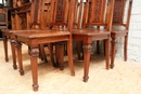 Renaissance style Chairs in Walnut, France 19th century