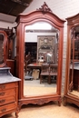 Louis XV style Armoire in Walnut, Belgium 19th century