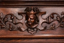 Renaissance style Armoire in Oak, France 19th century