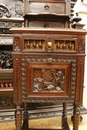 Breton style Bedroom in Oak, France 19th century