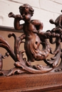 Renaissance style Display cabinet in Oak, France 19th century