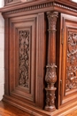 Renaissance style Secretary desk/cabinet in Walnut, France 19th century