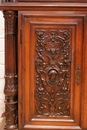 Renaissance style Secretary desk/cabinet in Walnut, France 19th century