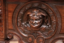 Renaissance style Desk in Walnut, France 19th century