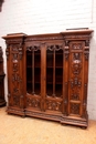 Renaissance style Bookcase in Walnut, France 19th century