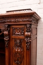 Renaissance style Bookcase in Walnut, France 19th century