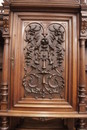 Henri II style Cabinet in Walnut, France 19th century