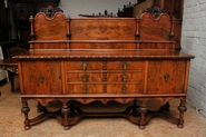 Walnut English sideboard