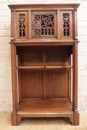 Gothic style Cabinet in Walnut, France 19th century