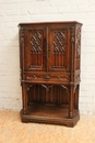 Gothic style credenza in Walnut, France 19th century