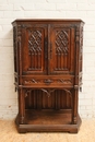 Gothic style credenza in Walnut, France 19th century