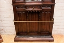 Gothic style Hall stand in Walnut, France 19th century