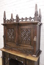 Gothic style Desk in Walnut, France 19th century