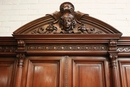 Henri II style Bookcase in Walnut, France 19th century