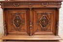 Henri II style Cabinet in Walnut, France 19th century