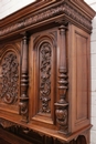 Henri II style Cabinet in Walnut, France 19th century