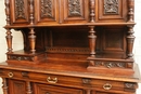 Henri II style Cabinet in Walnut, France 19th century