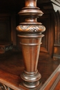 Henri II style Cabinet in Walnut, France 19th century