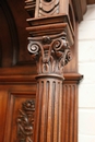 Henri II style Cabinet in Walnut, France 19th century