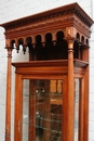 Henri II style Display cabinet in Walnut, France 19th century