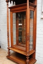 Henri II style Display cabinet in Walnut, France 19th century