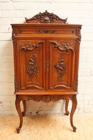 Walnut Louis XV cabinet