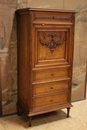 Louis XVI style Secretary desk in Walnut, France 19th century