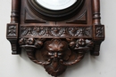 Renaissance style Barometer in Walnut, France 19th century