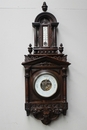 Renaissance style Barometer in Walnut, France 19th century