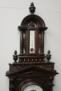 Renaissance style Barometer in Walnut, France 19th century